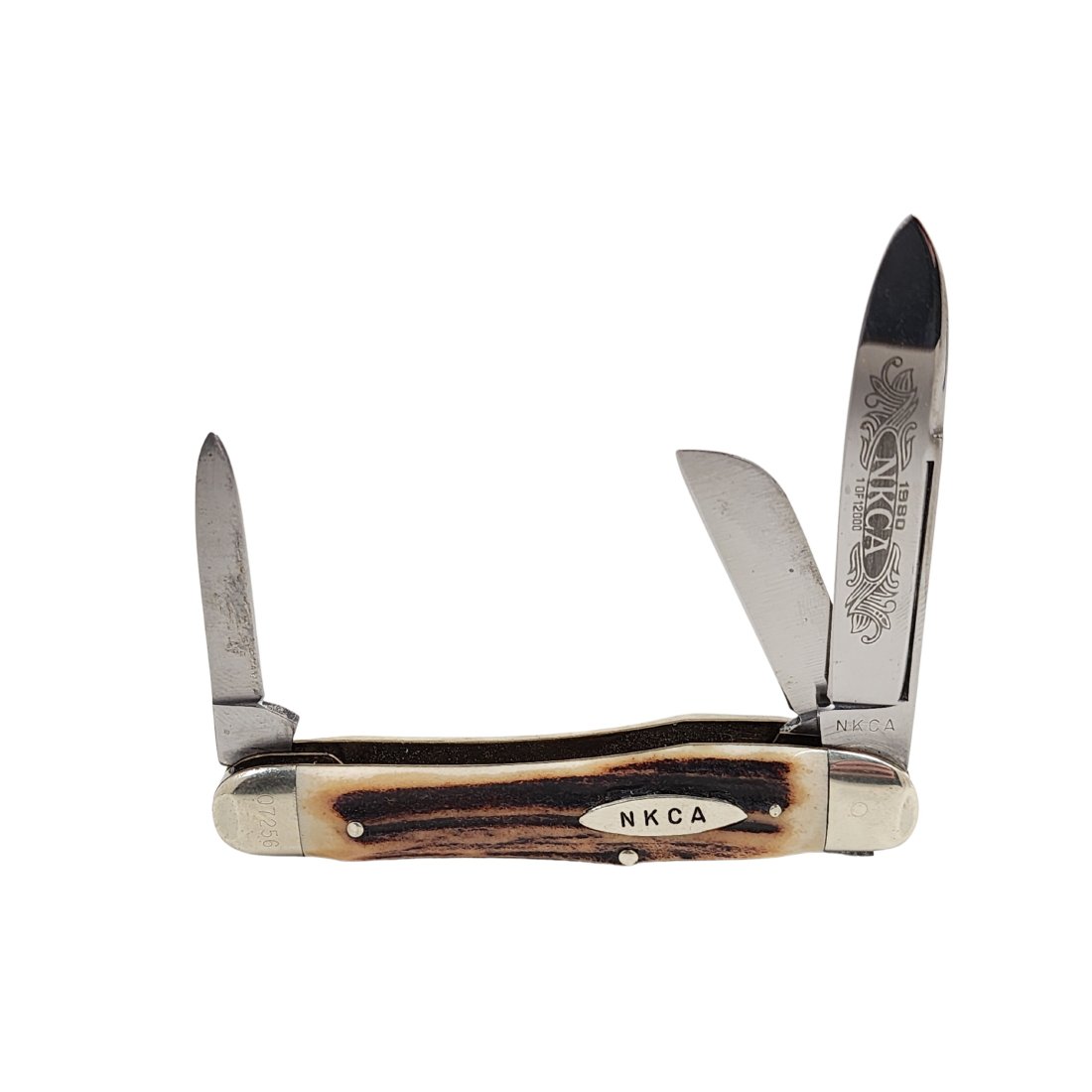 NKCA Vintage Stag Handle Pocket Knife 1980 Robi Klaas (1 of 6)