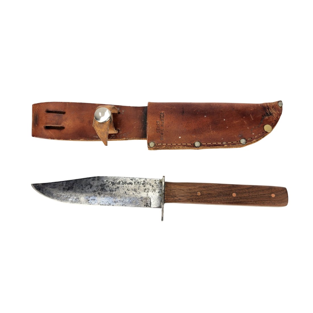 Original Bowie Knife w/ Leather Sheath (1 of 6)