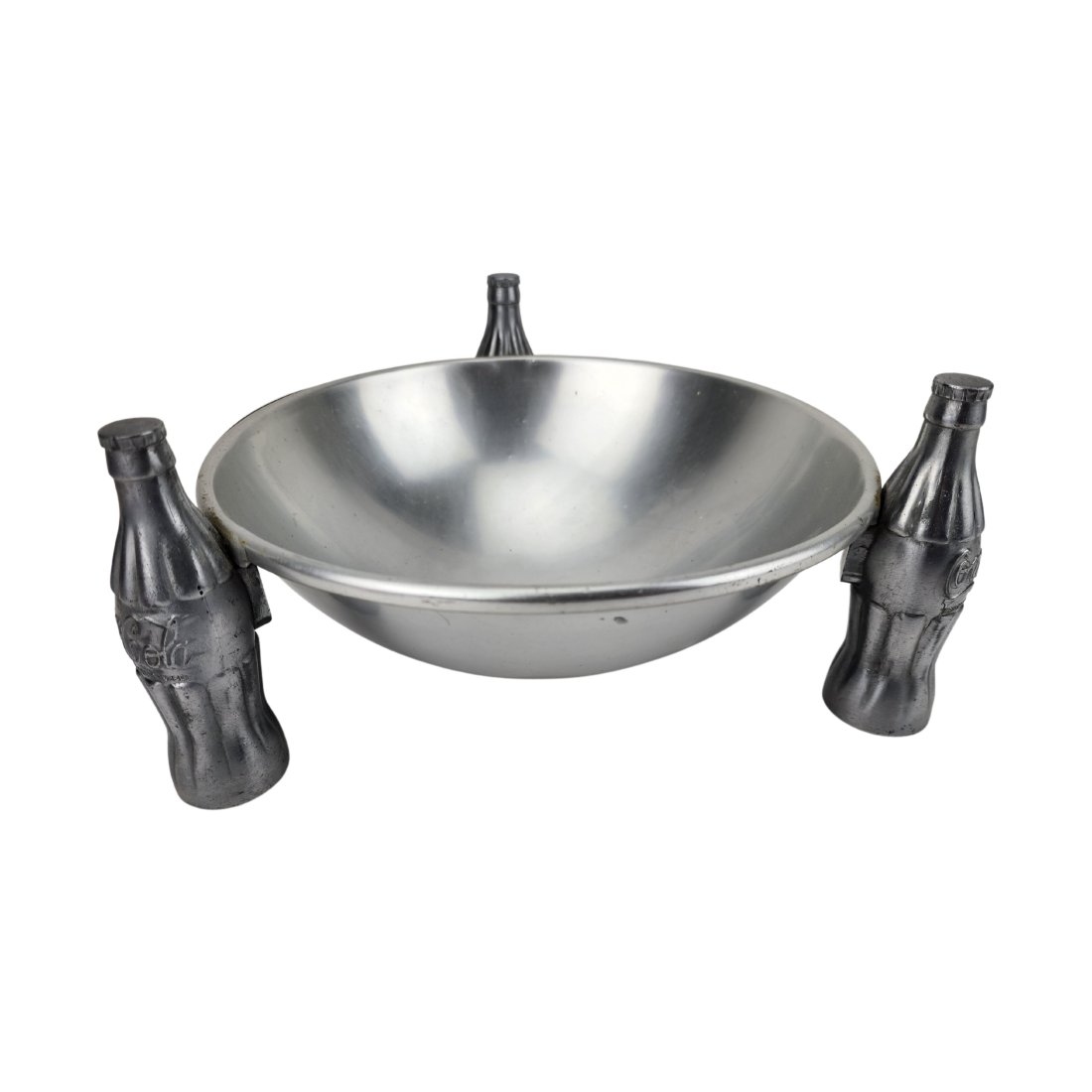 Vintage 1935 Coca Cola Aluminum Bottle Pretzel Bowl (1 of 6)