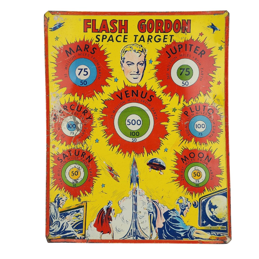 Flash Gordon Tin Toy Shooting Target (1 of 8)