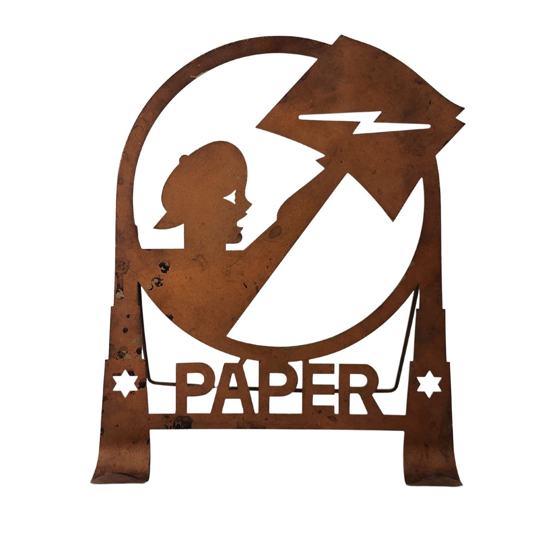 1930's News Boy Paper Rack by CHASE (1 of 5)