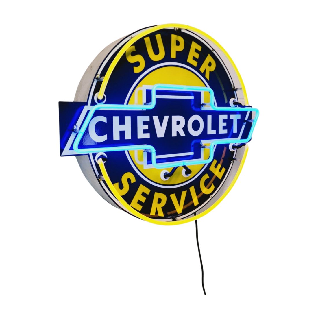 Chevrolet Chevy Dealership Bowtie Neon Sign (1 of 5)