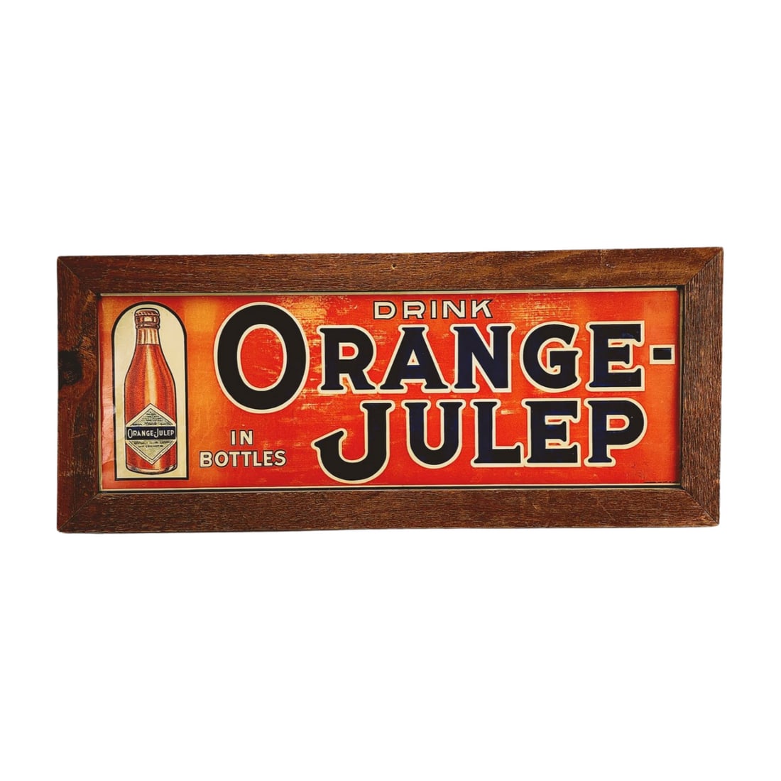 Orange Julep Soda Advertising Tin Metal Sign (1 of 5)