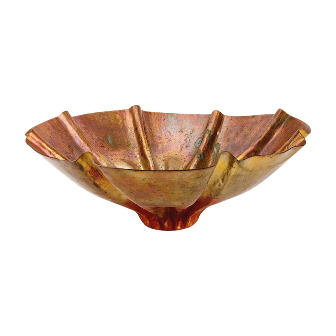 Thomas Roy Markusen Art Nouveau Copper Bowl Centerpiece Sculpture (1 of 5)