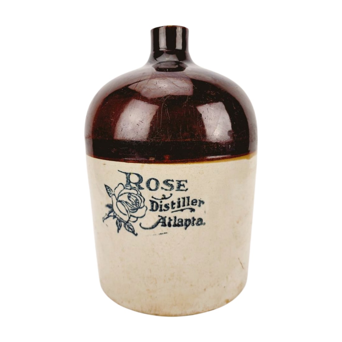 Antique RM Rose Distiller Atlanta Georgia Whiskey Jug 2 Gallon (1 of 5)