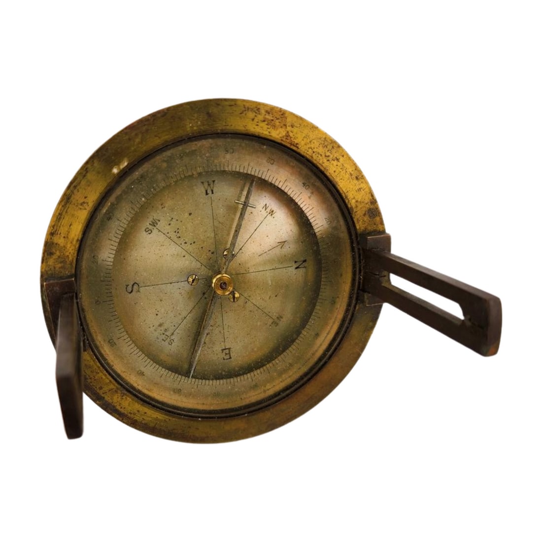 Miniature Antique 1880s Survey Surveyor's Compass (1 of 4)