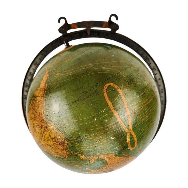 Antique Terrestrial Hanging Globe W. & A. K. Johnston Edinburgh (1 of 5)