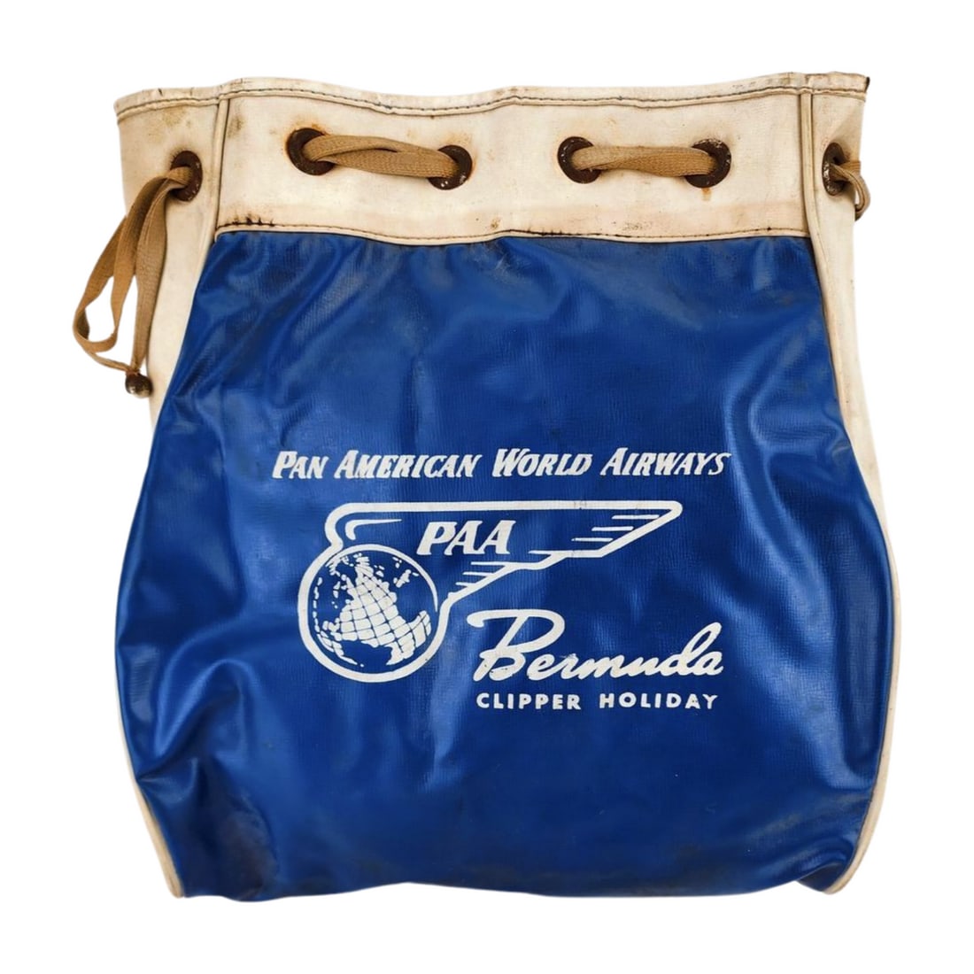 1950's Pan-Am World Airways Clipper Tote Bag & Dignitary Passenger List (1 of 5)