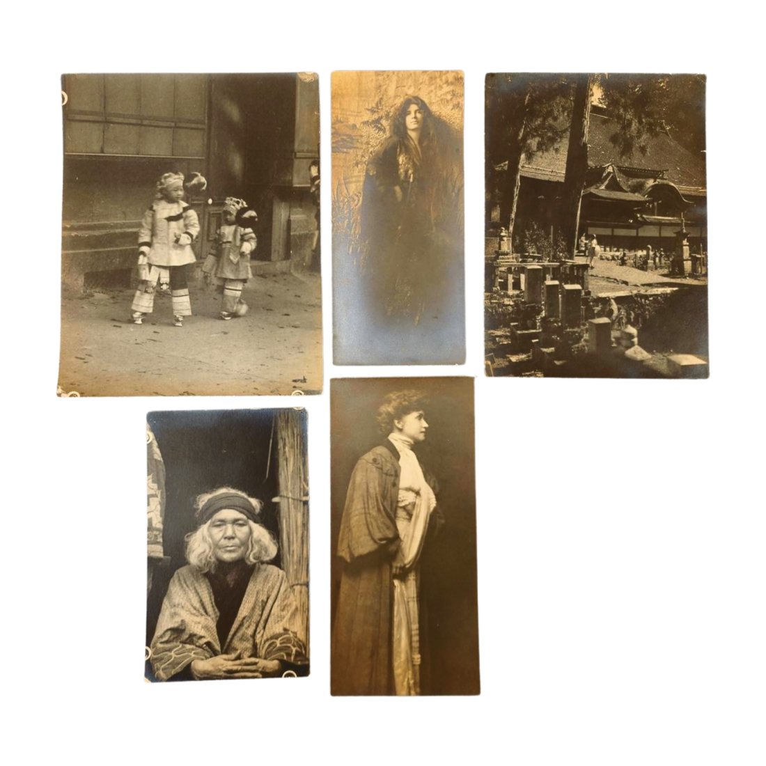 Lot of 5 Arnold Genthe Unmounted & Unsigned Platinum Photographs (1 of 6)