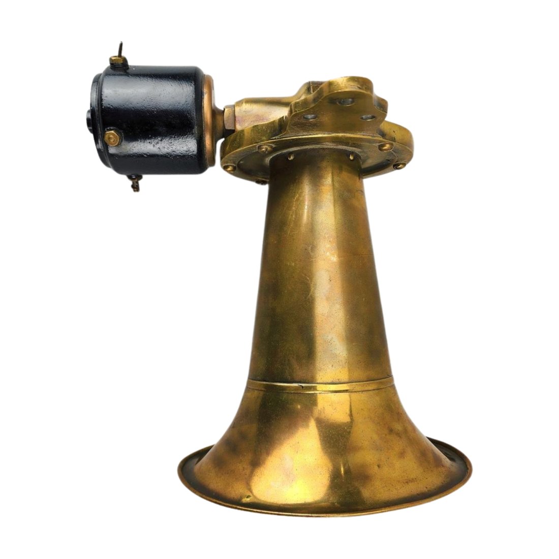 1910 Klaxton Electric Automobile Horn with Brass Bell (1 of 5)