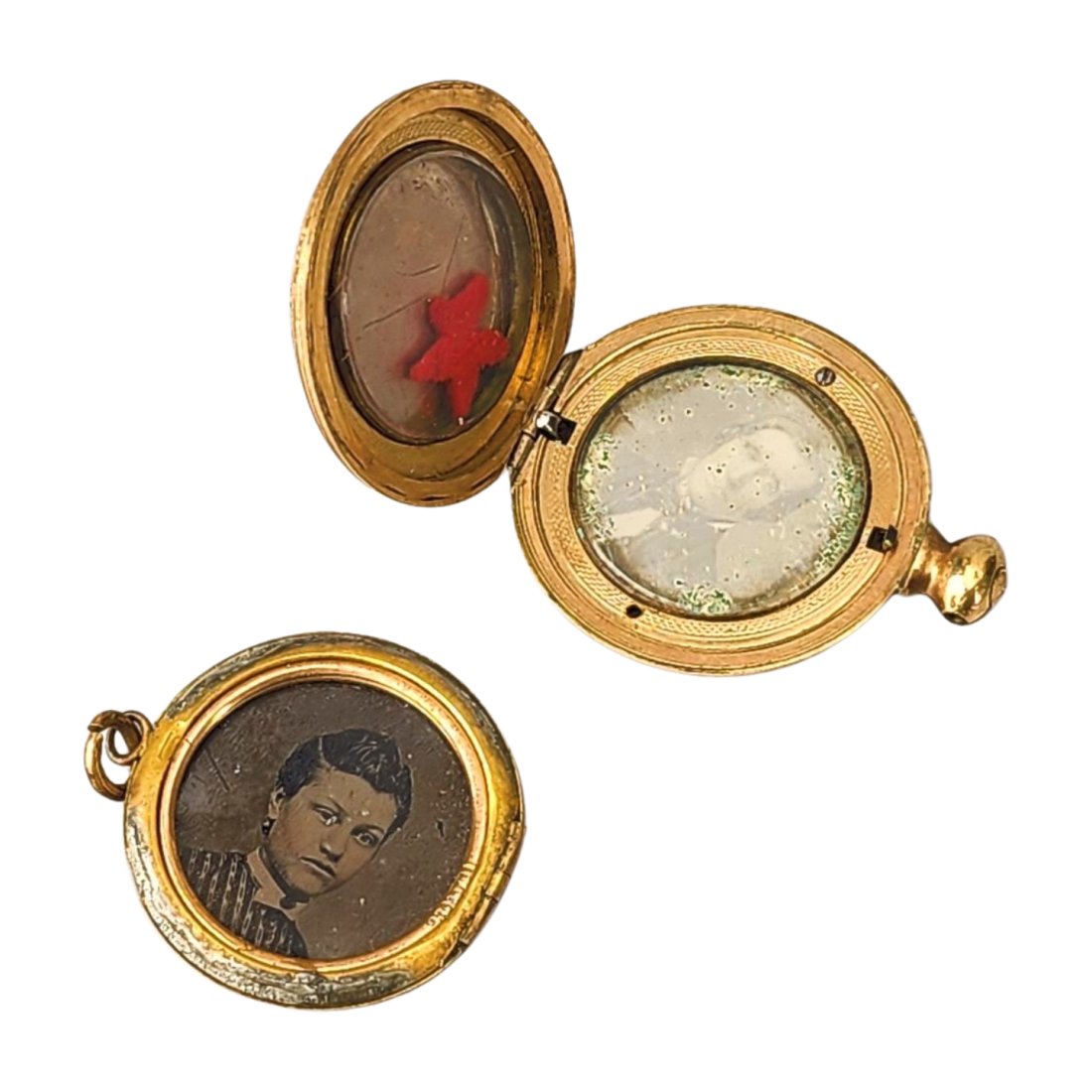 19th Century Daguerreotype Locket Lot (1 of 9)