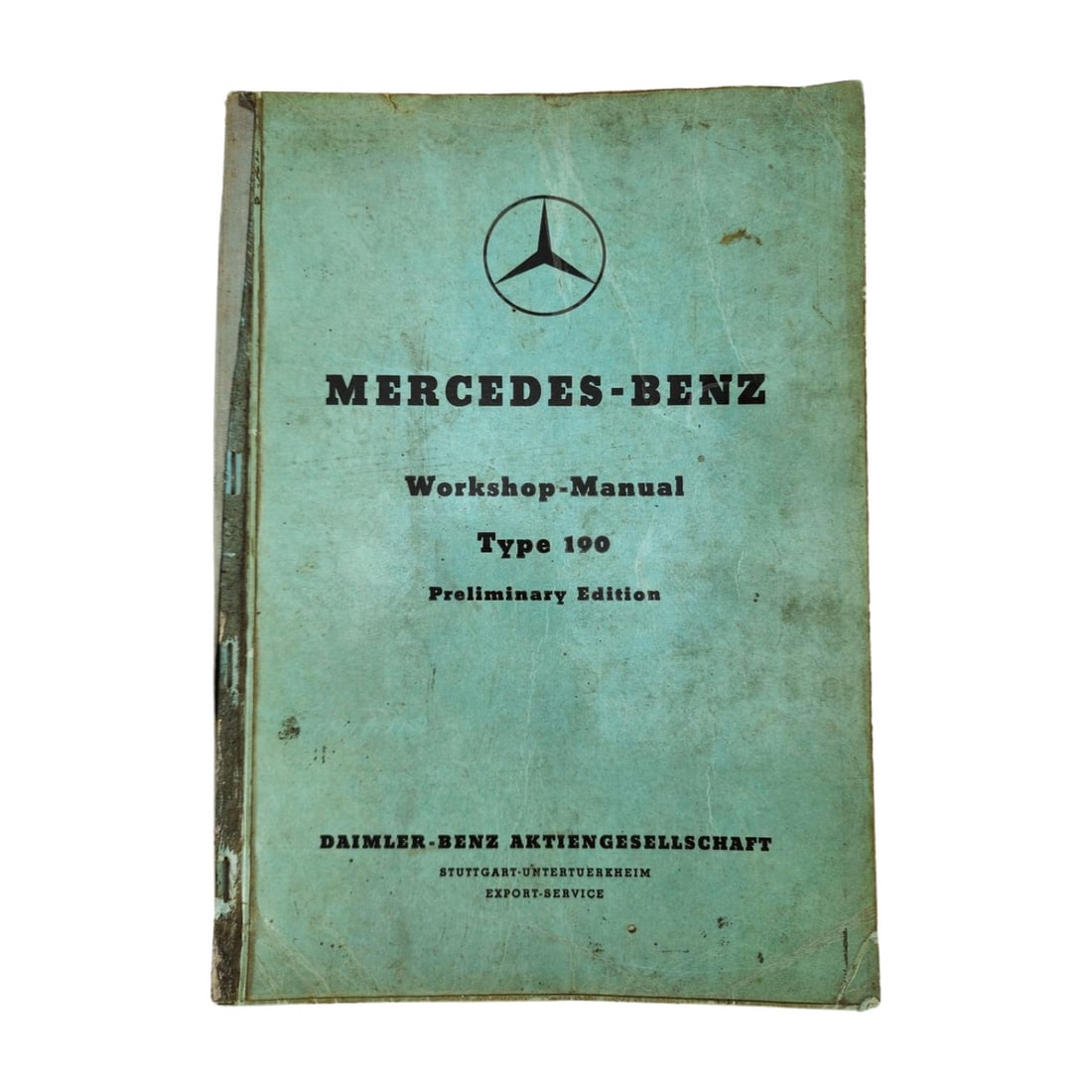 1957 Mercedes Benz Model Type 190 Shop Manual (1 of 5)