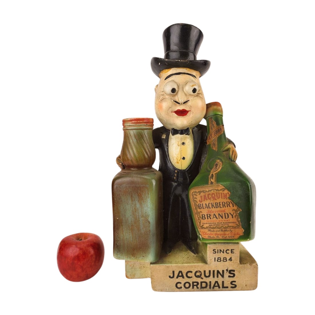 Antique Jacquin's Cordial Blackberry Brandy Advertising Countertop Display (1 of 6)