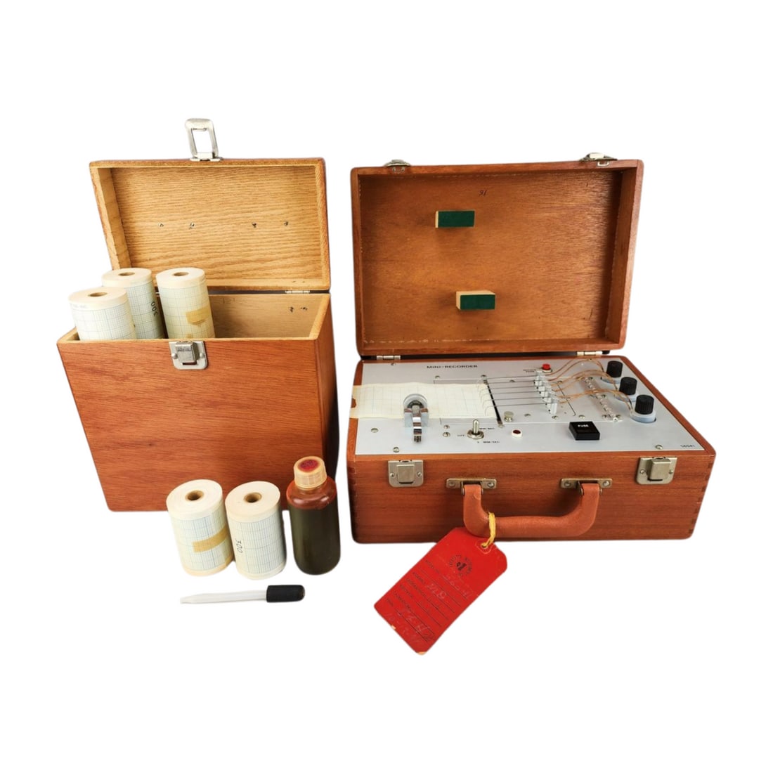 Vintage 1970's Portable Mini - Lie Detector Polygraph with Extras (1 of 8)