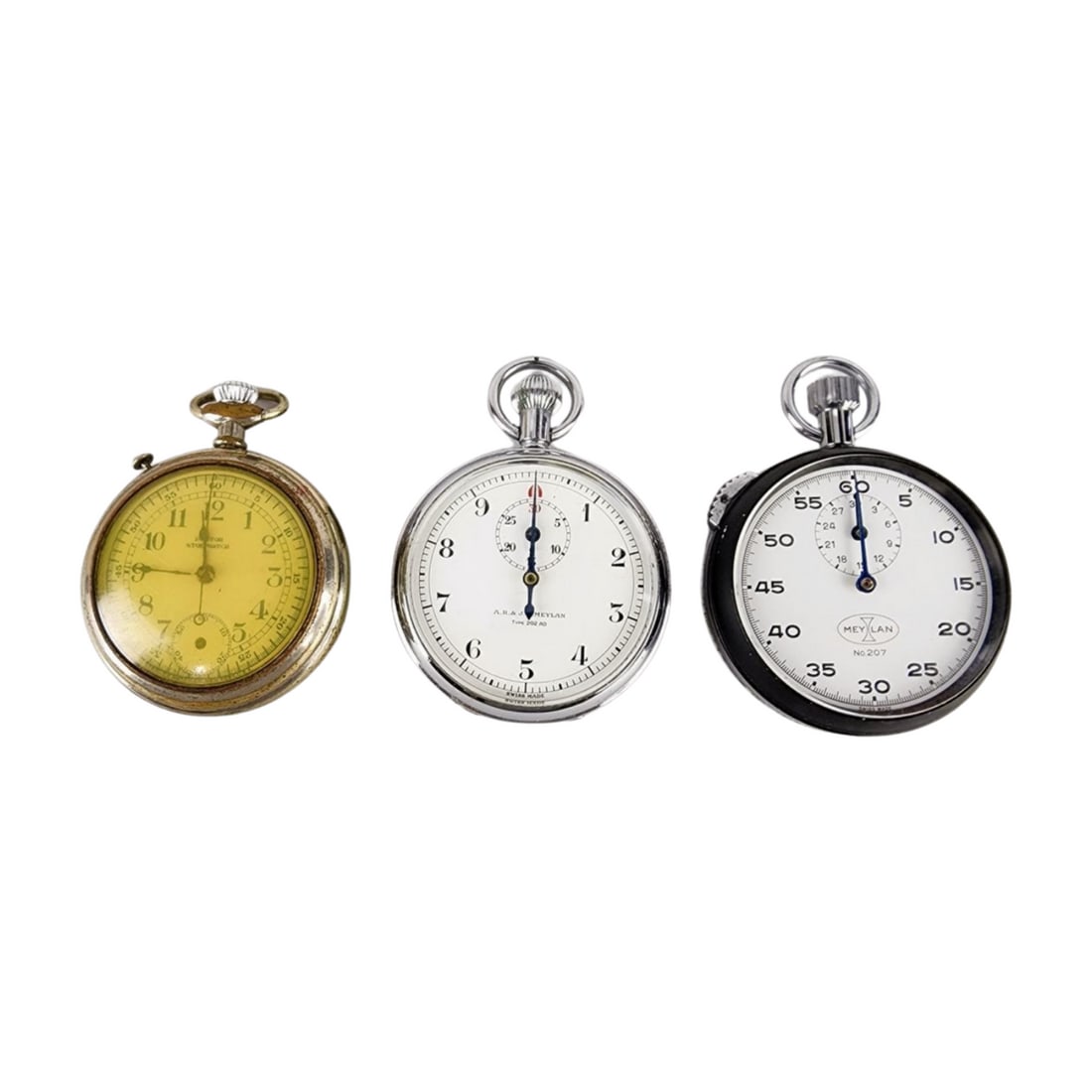 Vintage Stopwatch Lot of 3 Meylan Watches (1 of 8)
