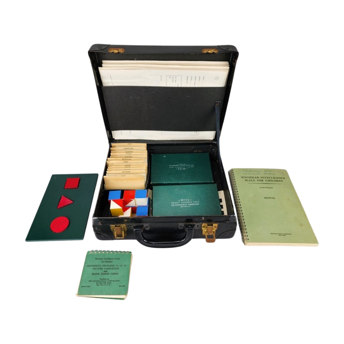 WISC 1949 Vintage Psychological Corporation IQ Test Materials (1 of 7)