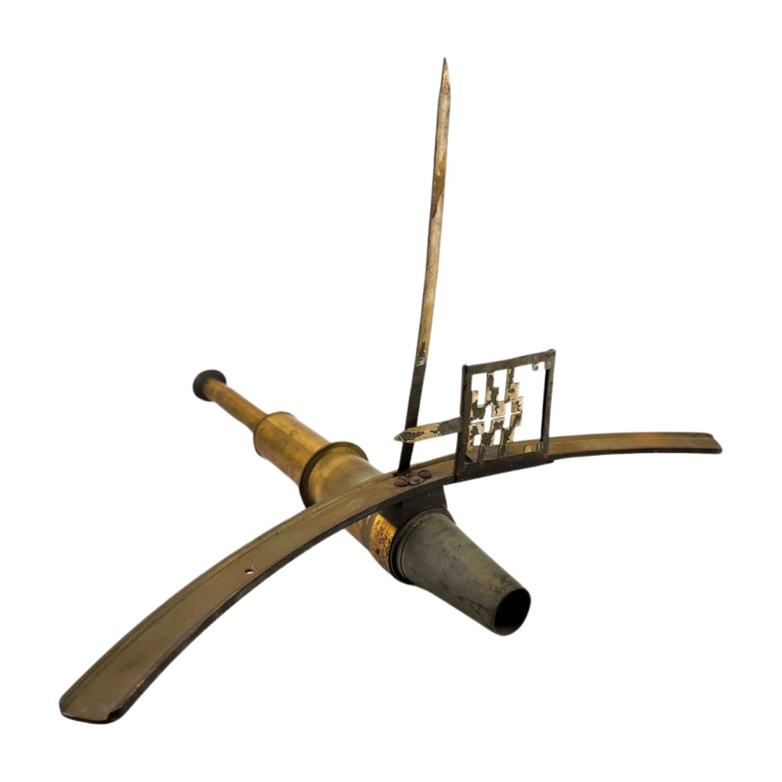 Rare Early Brass 1840-1850's Ophthalmology Optician Eye Examining Intrument (1 of 5)