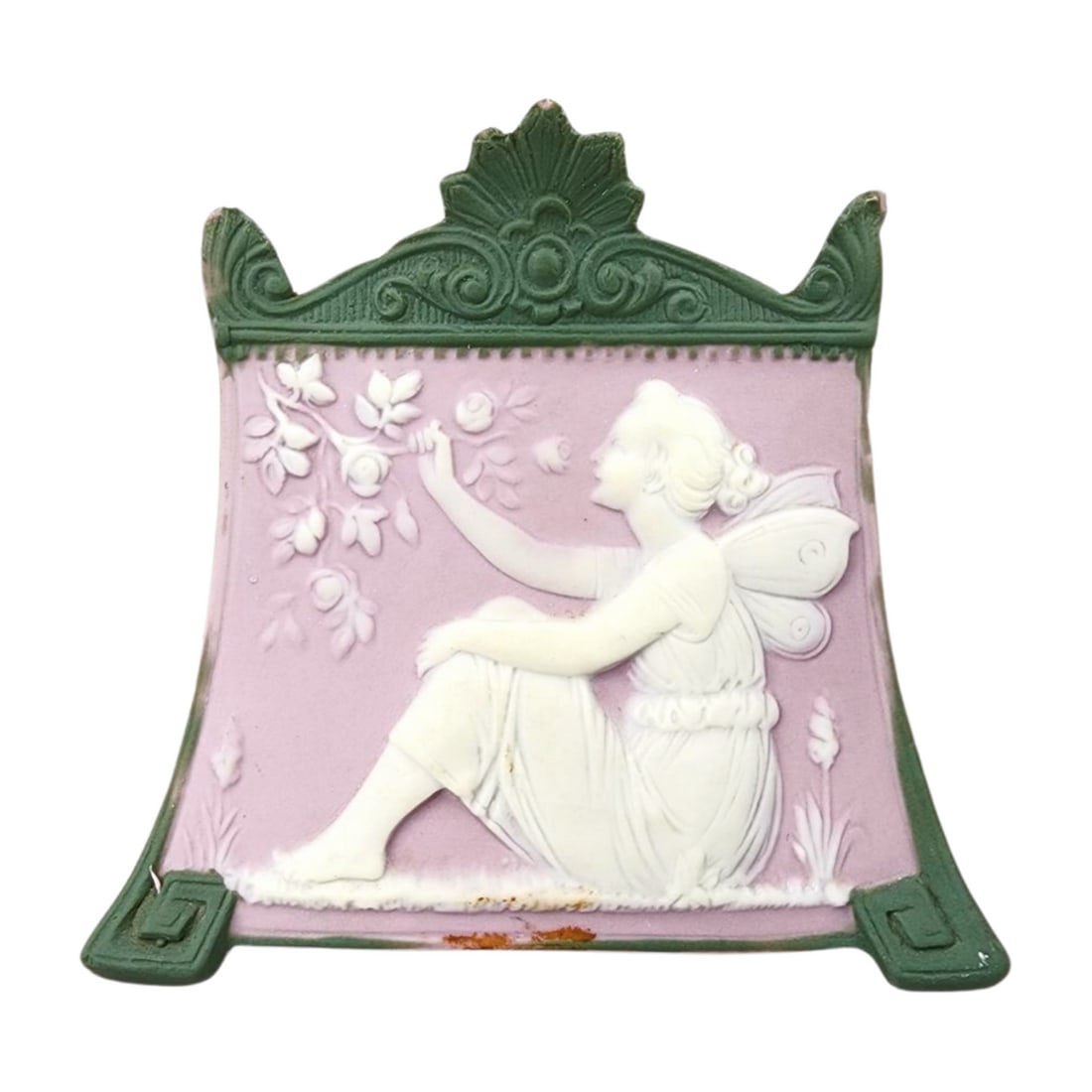 Antique Jasperware Fairy Pocket Bud Vase (1 of 5)