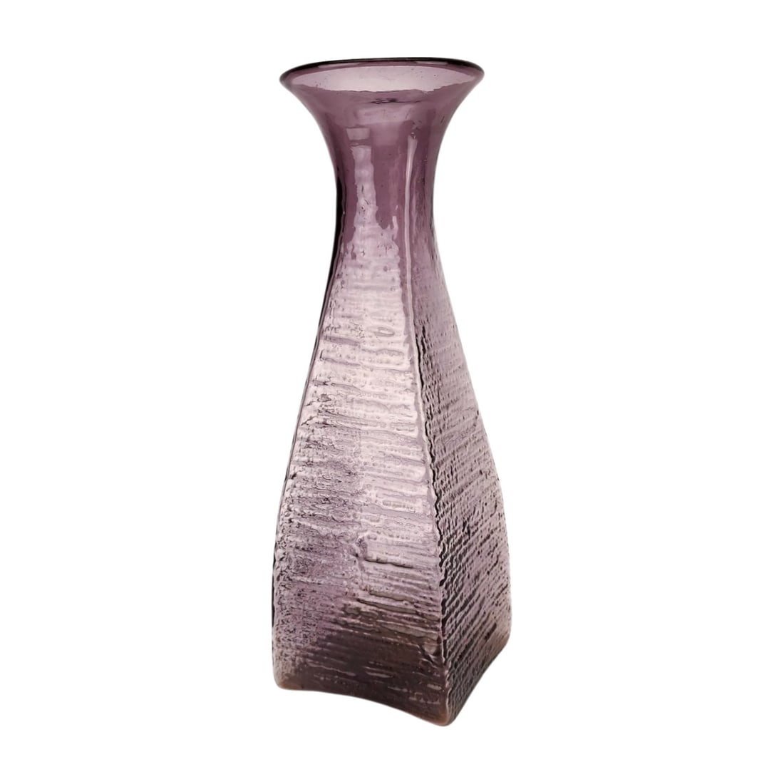 Vintage BLENKO Wayne Husted #6227 Orchid Vase (1 of 5)