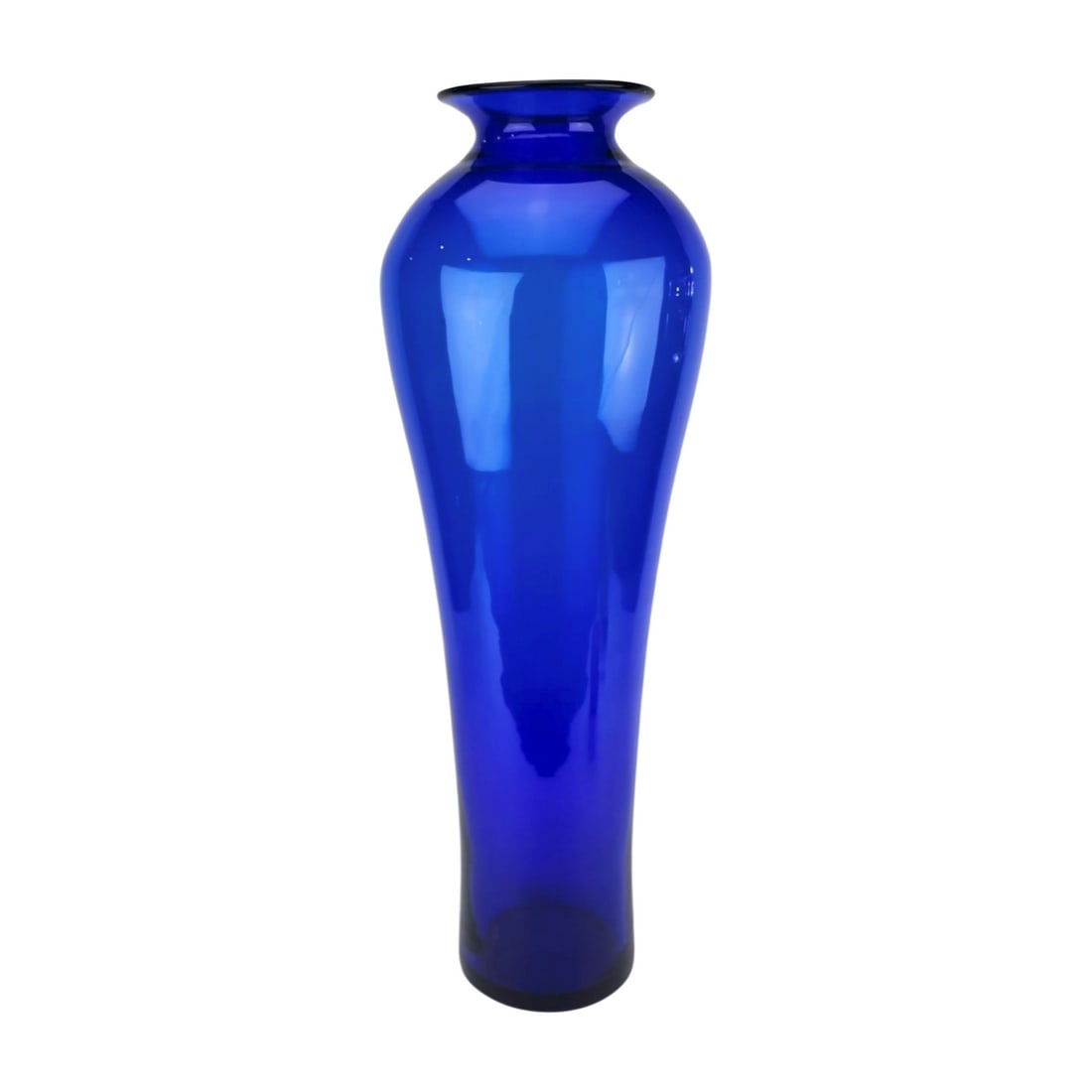 Large BLENKO #8310 Cobalt Blue Vintage Art Glass Floor Vase (1 of 6)
