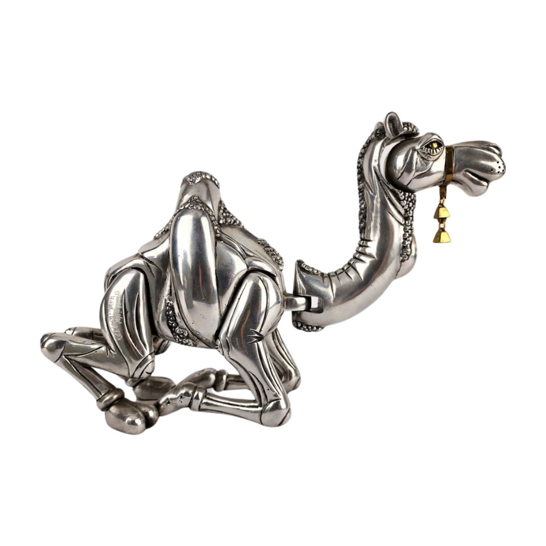 Frank Meisler Limited Edition "Sitting Camel" Metal Sculpture (1 of 5)