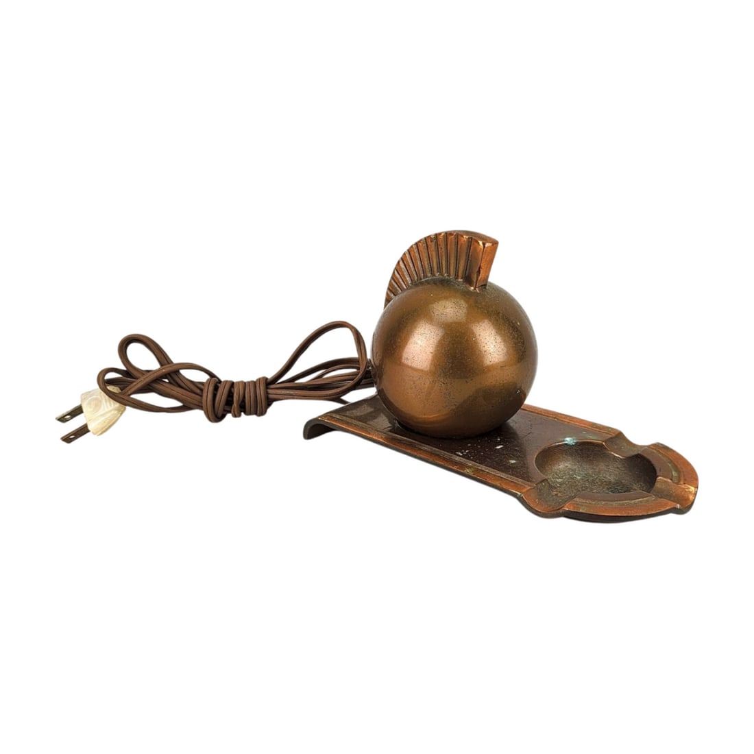 Art Deco Copper Machine Age Electric Lighter (1 of 5)