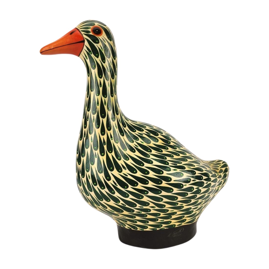 Vintage Mexican Ceramic Goose Sculpture M. Palacios (1 of 6)
