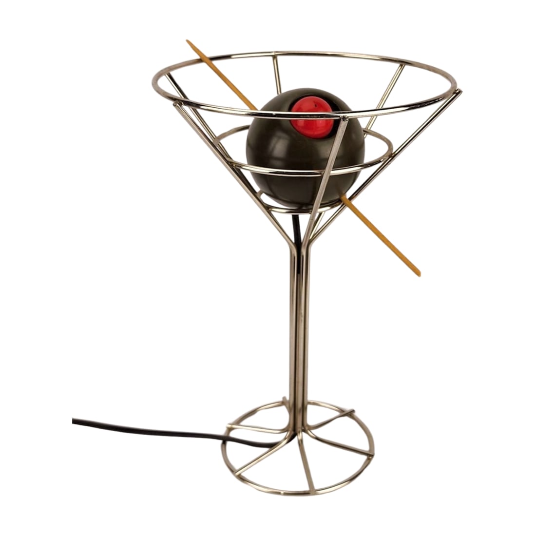 Vintage Martini with Olive Bar Lamp by David Krys, 1990s - Pop Art (1 of 7)