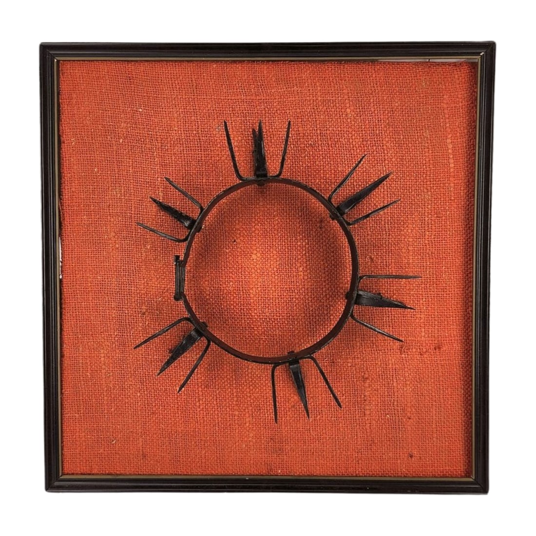 Antique Spiked Dog Collar Wrought Iron (1 of 4)