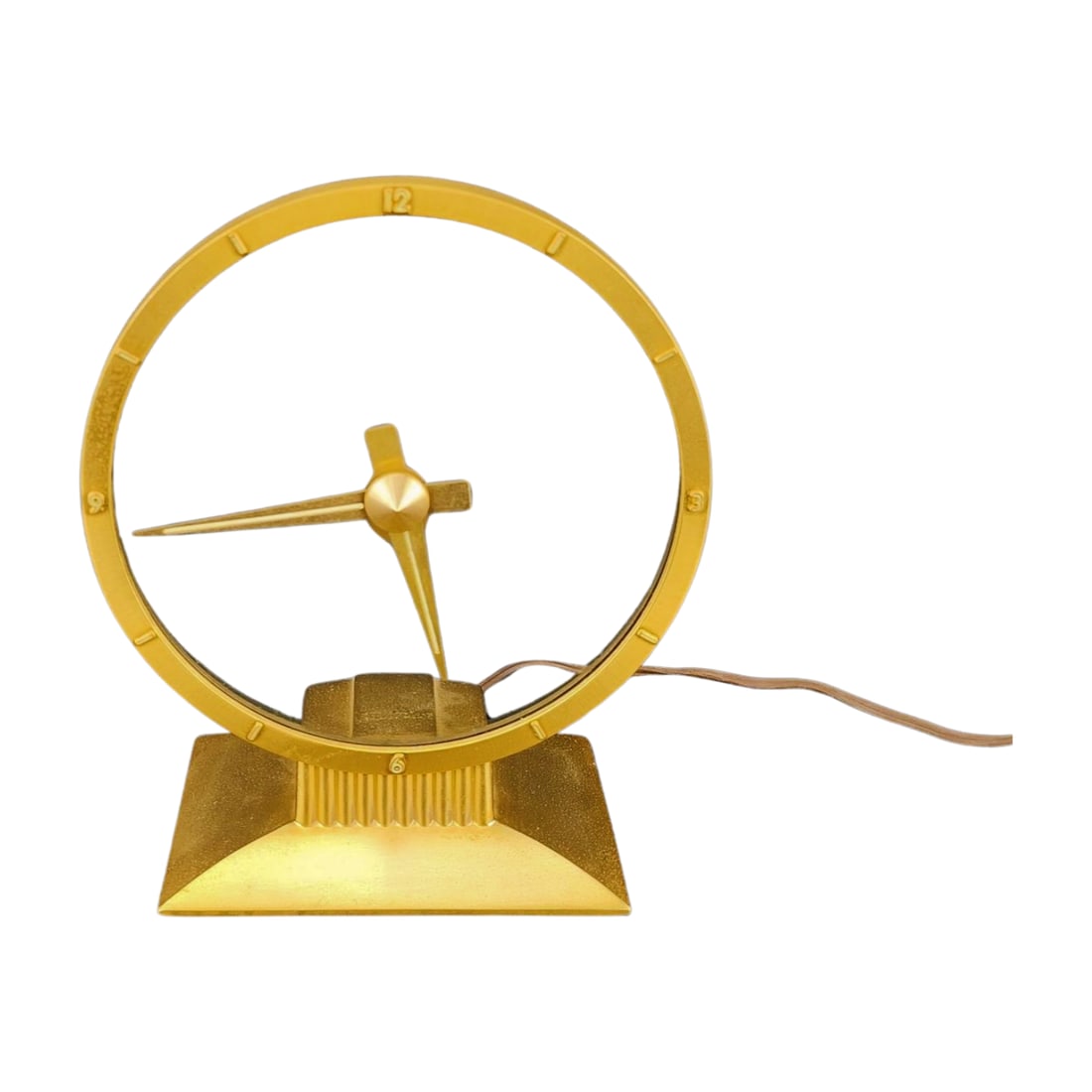 Vintage Jefferson Mystery Clock Mid Century Modern (1 of 5)