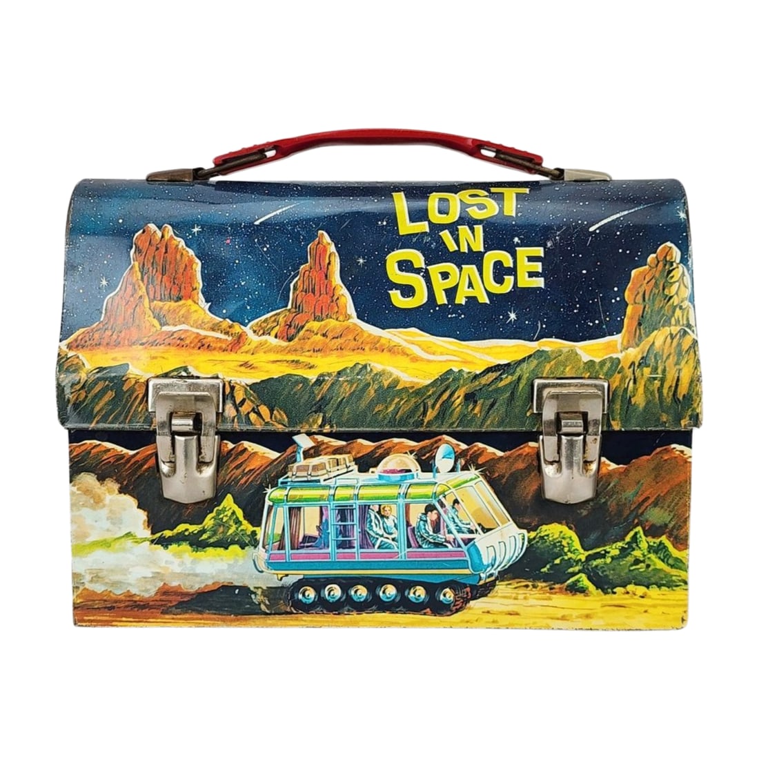 Vintage 1967 Original Lost in Space Dome Top Metal Lunchbox (1 of 9)