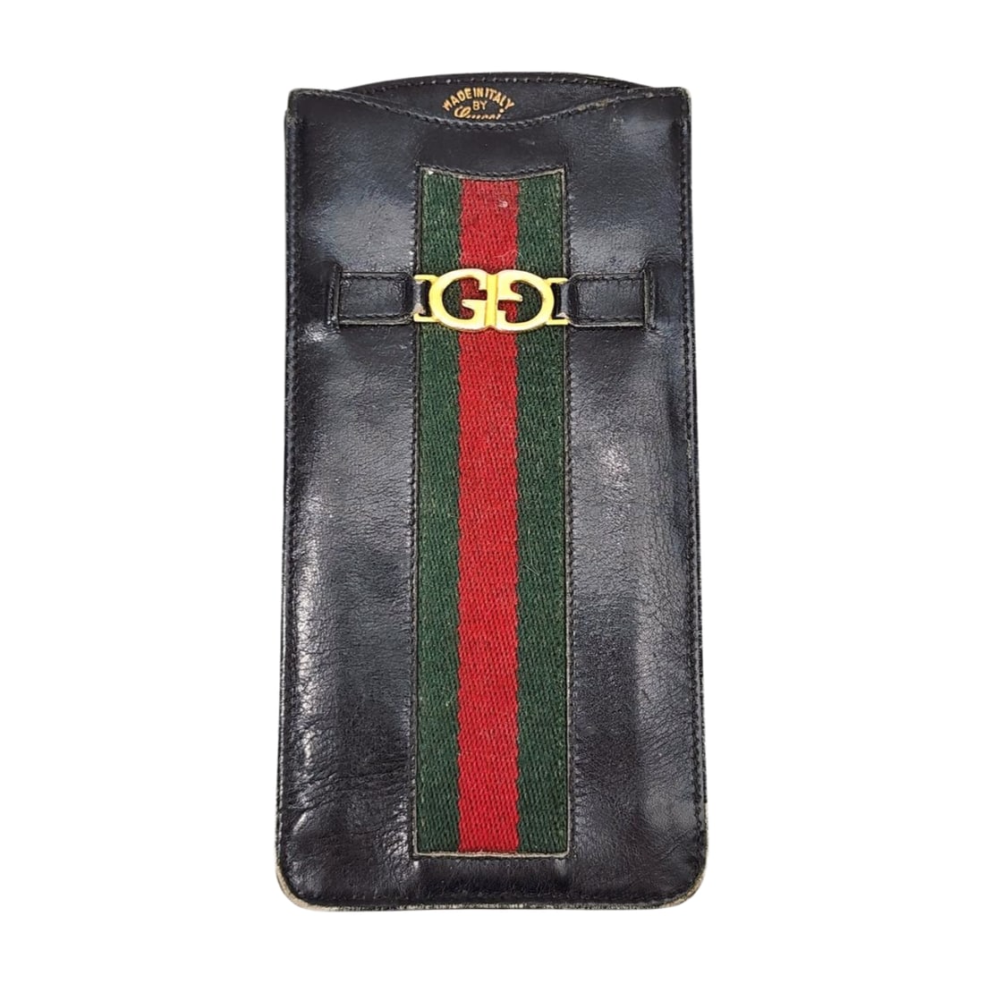 Vintage Classic GUCCI Leather Sunglasses Pouch (1 of 5)