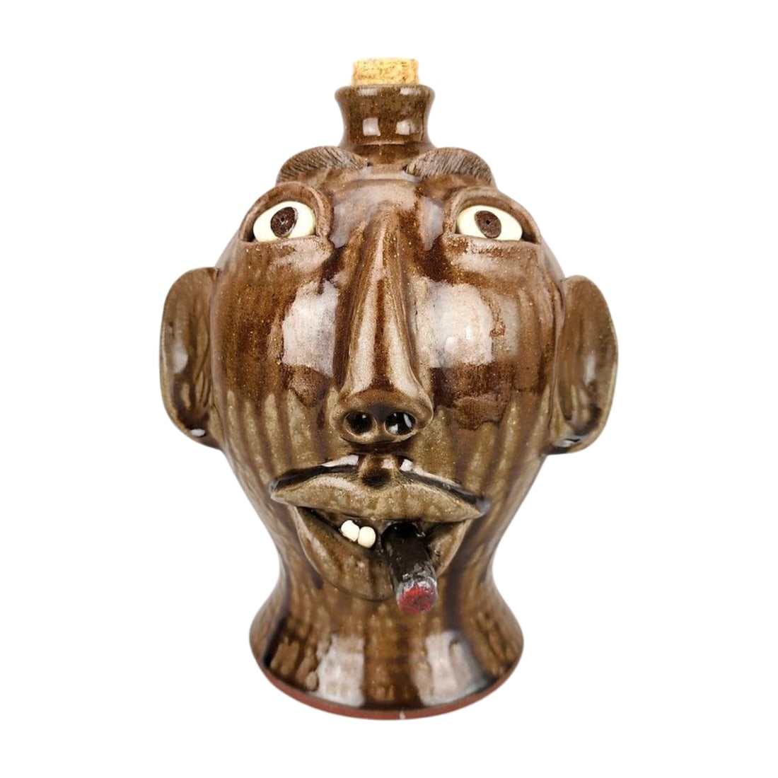 Michael Perdue Folk Art Ugly Face Jug (1 of 7)