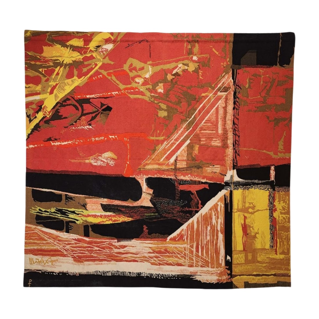 Mathieu Mategot 'Sleeping Waters' 2/6 Tapisserie D' Aubusson, Pinton Freres (1 of 13)