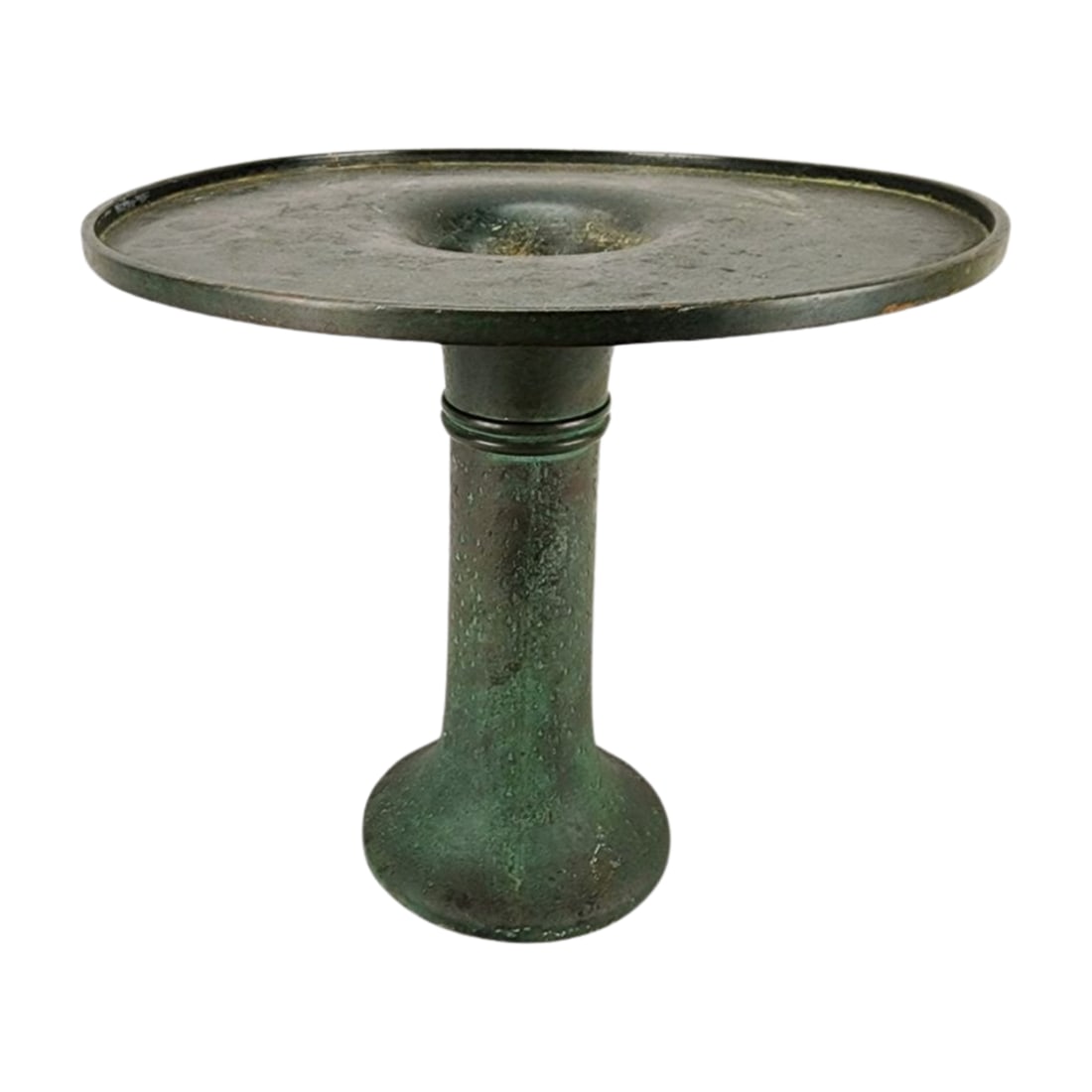 Japanese Bronze Ichimonji Ikendon Flower Vase (1 of 5)