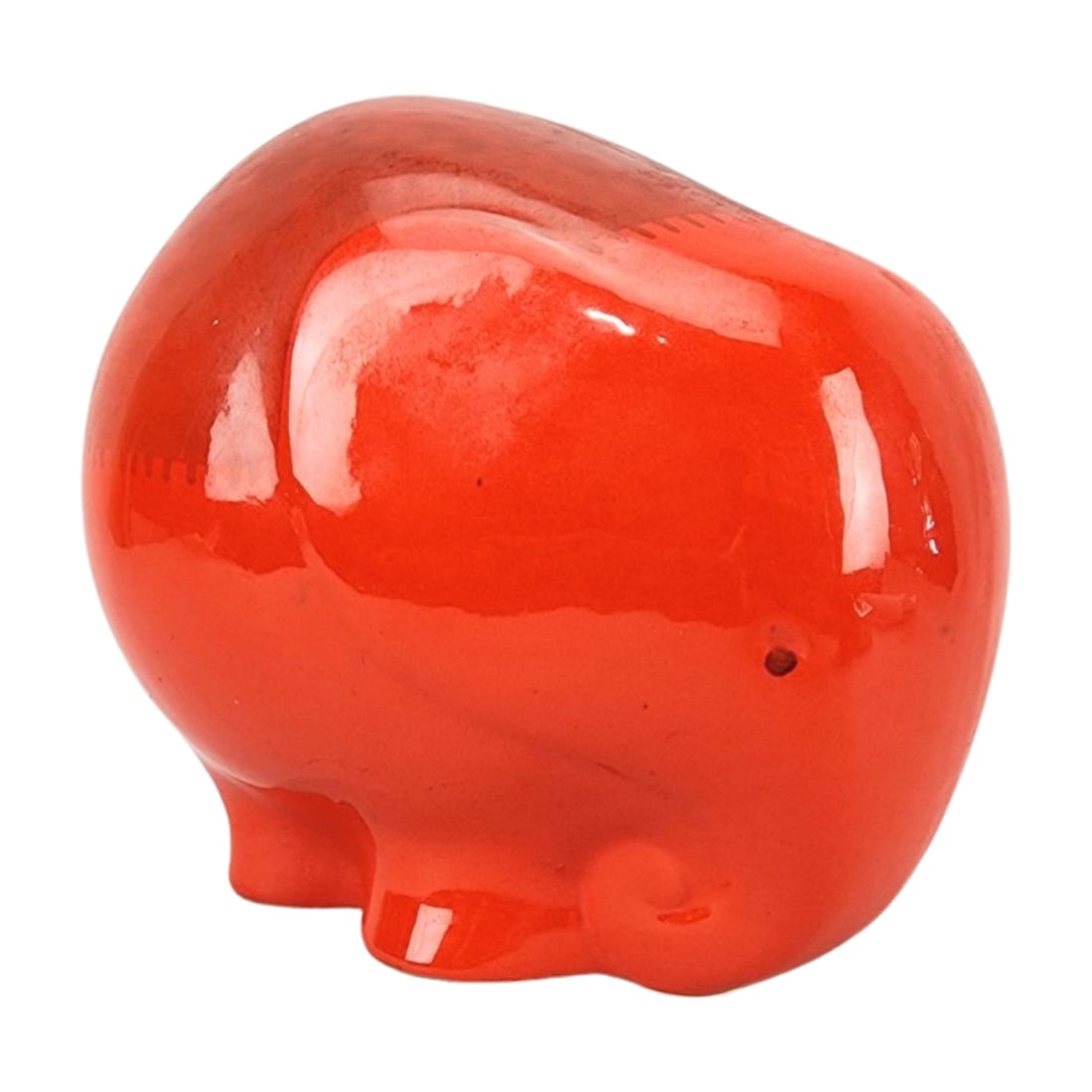 Baldelli Mid Century Italian Art Pottery Elephant Piggy Bank: Vintage Italian art pottery modernist elephant piggy bank by Baldelli. Stamped on bottom. Measures 7 1/2" x 8" x 7".