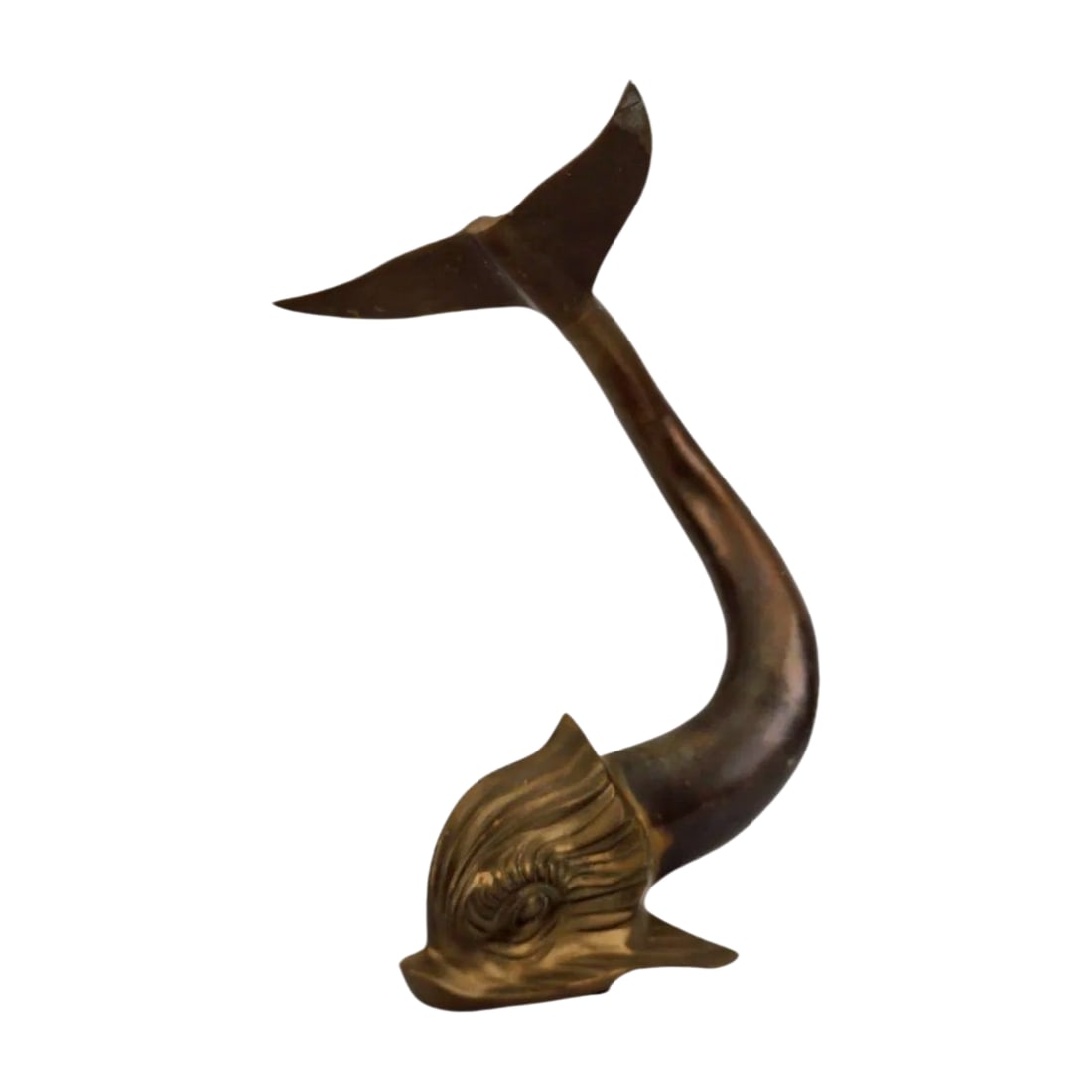 Vintage Hollywood Regency Dolphin Sculpture Chapman (1 of 7)
