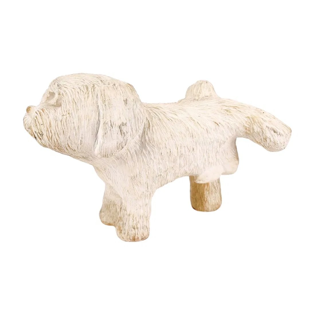 Vintage Ceramic Pottery Peeing Dog Sculpture (1 of 5)