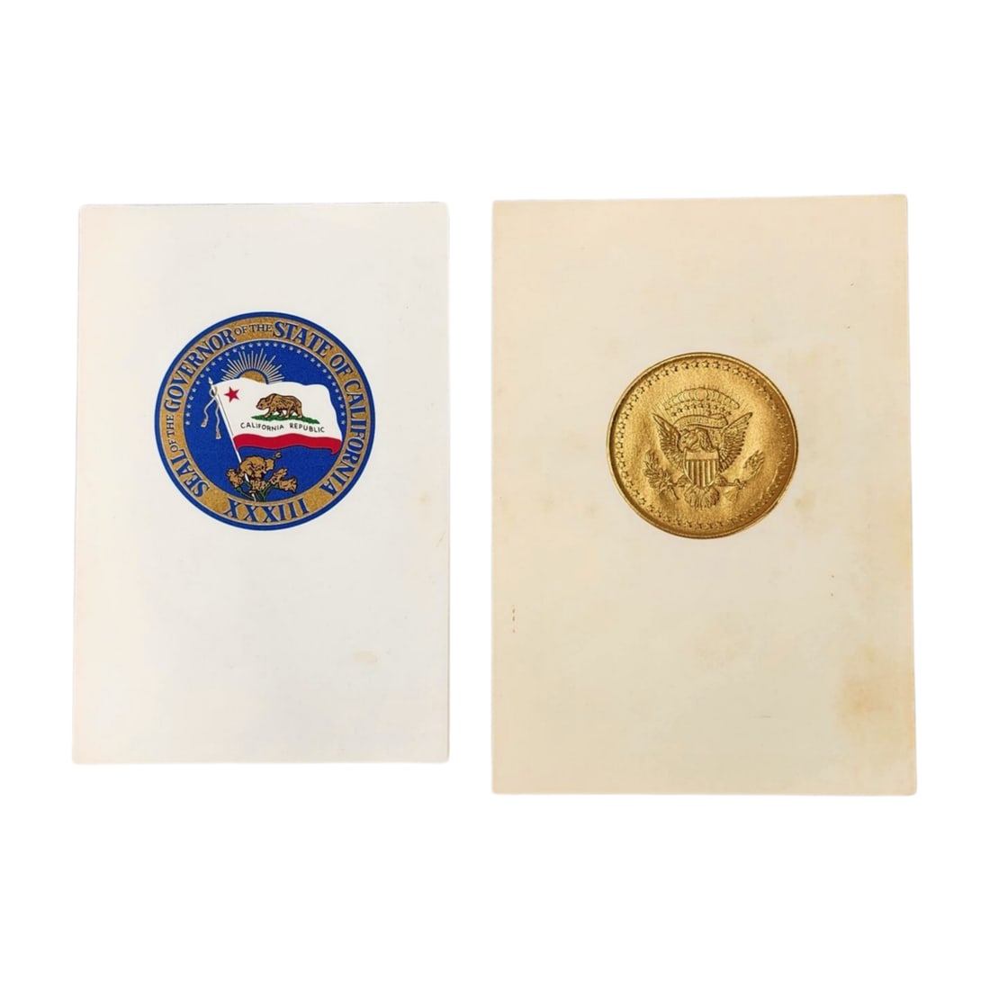 Inauguration Dinner Invitations President Nixon & Governor Reagan (1 of 5)