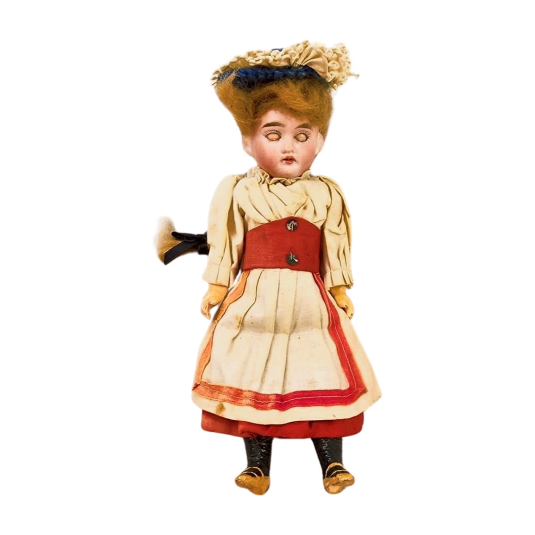 Antique 9" Armand Marseille 1894 Sleepy Eye Bisque Doll (1 of 7)