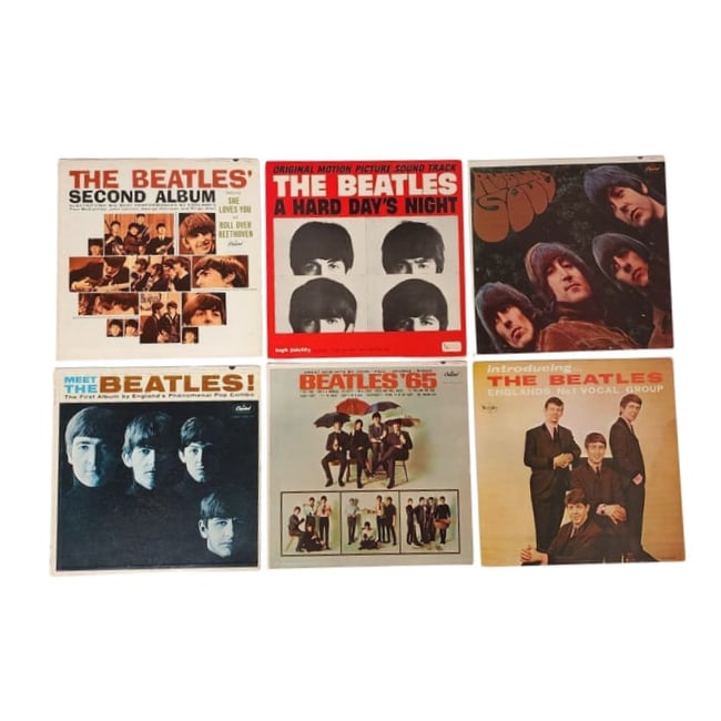 Lot of 6 The Beatles Vinyl Records (1 of 8)