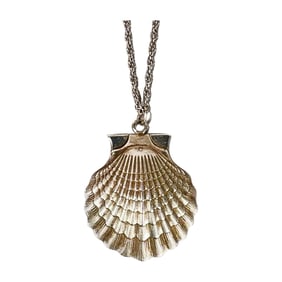 Tiffany & Co. Sterling Silver Shell Pendant Necklace