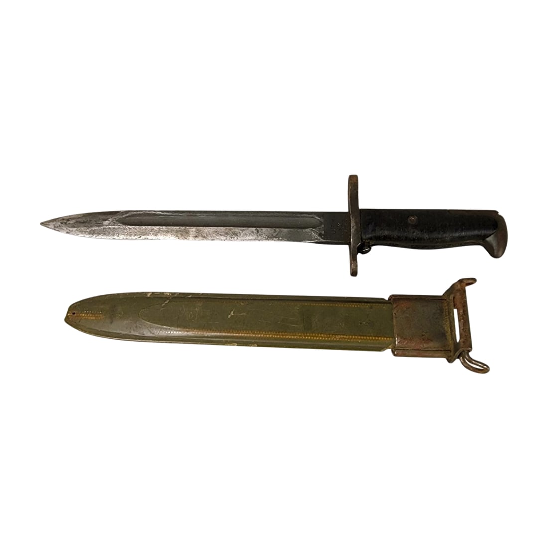 WWII Era US M1 Bayonet by UFH with Scabbard (1 of 8)