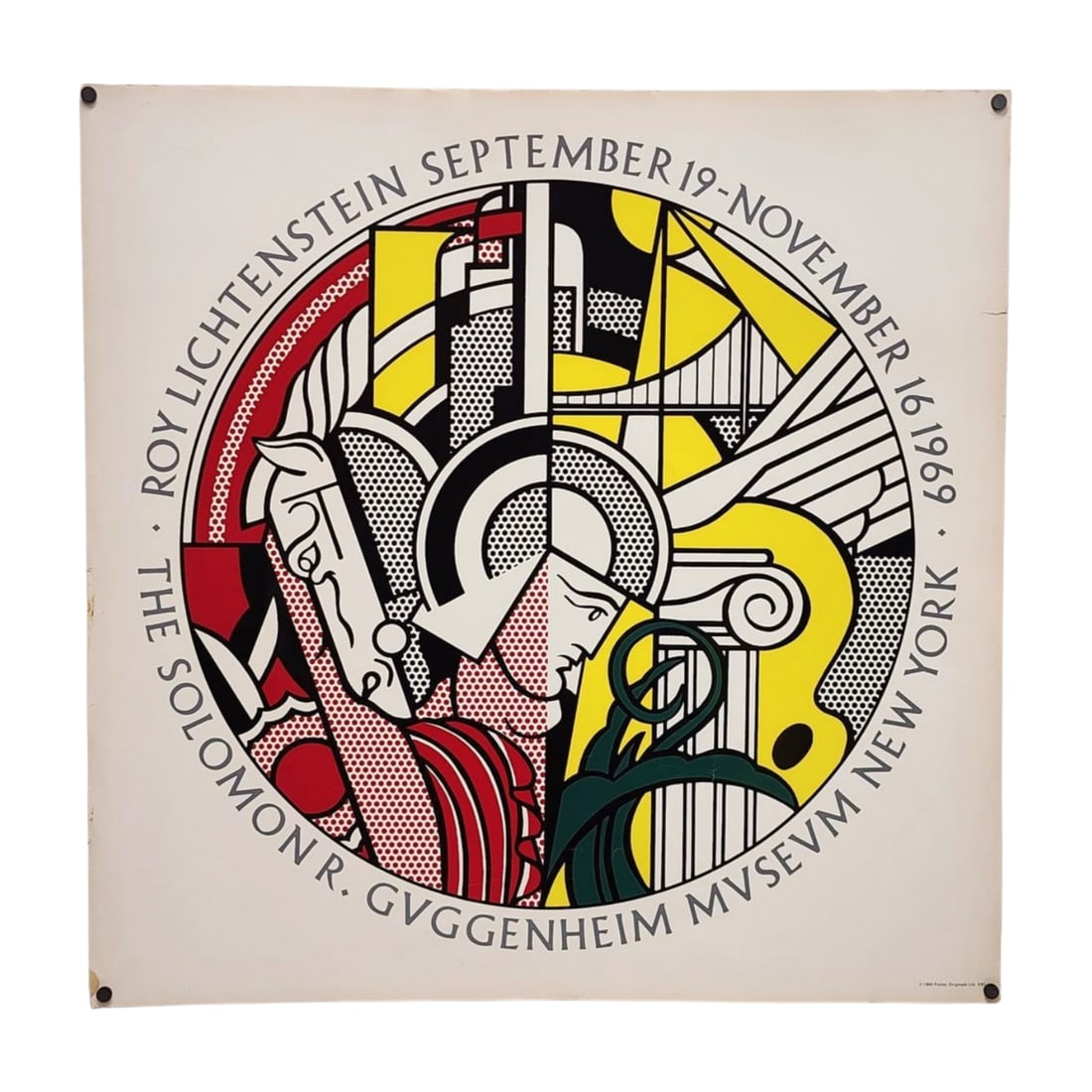 Roy Lichtenstein Guggenheim Museum Poster (1969) (1 of 7)