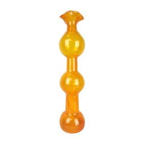 Blenko Glass Vase #7038, Wayne Husted, Mid-Century Modern
