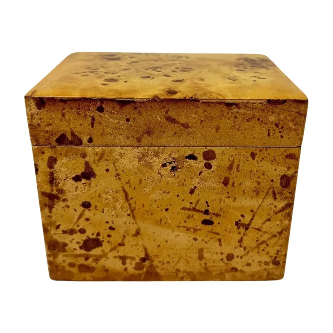 Dunhill Leather & Burl Wood Pipe Humidor Box (1 of 7)