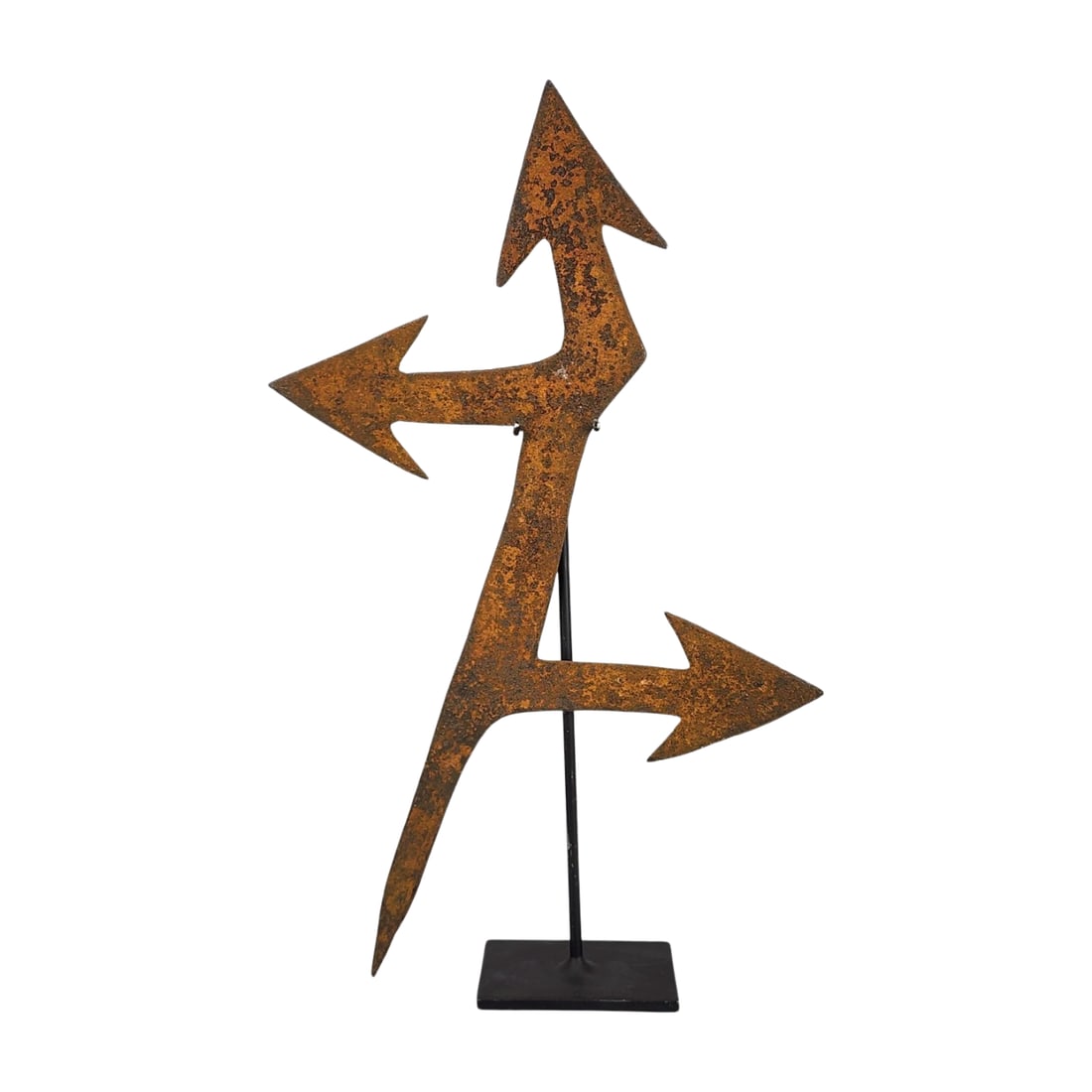 African Sudanese Iron Tribal Throwing Knife Weapon (1 of 7)