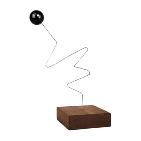 Mid-Century Kinetic Tork Wire Sculpture by Donald Max Engleman