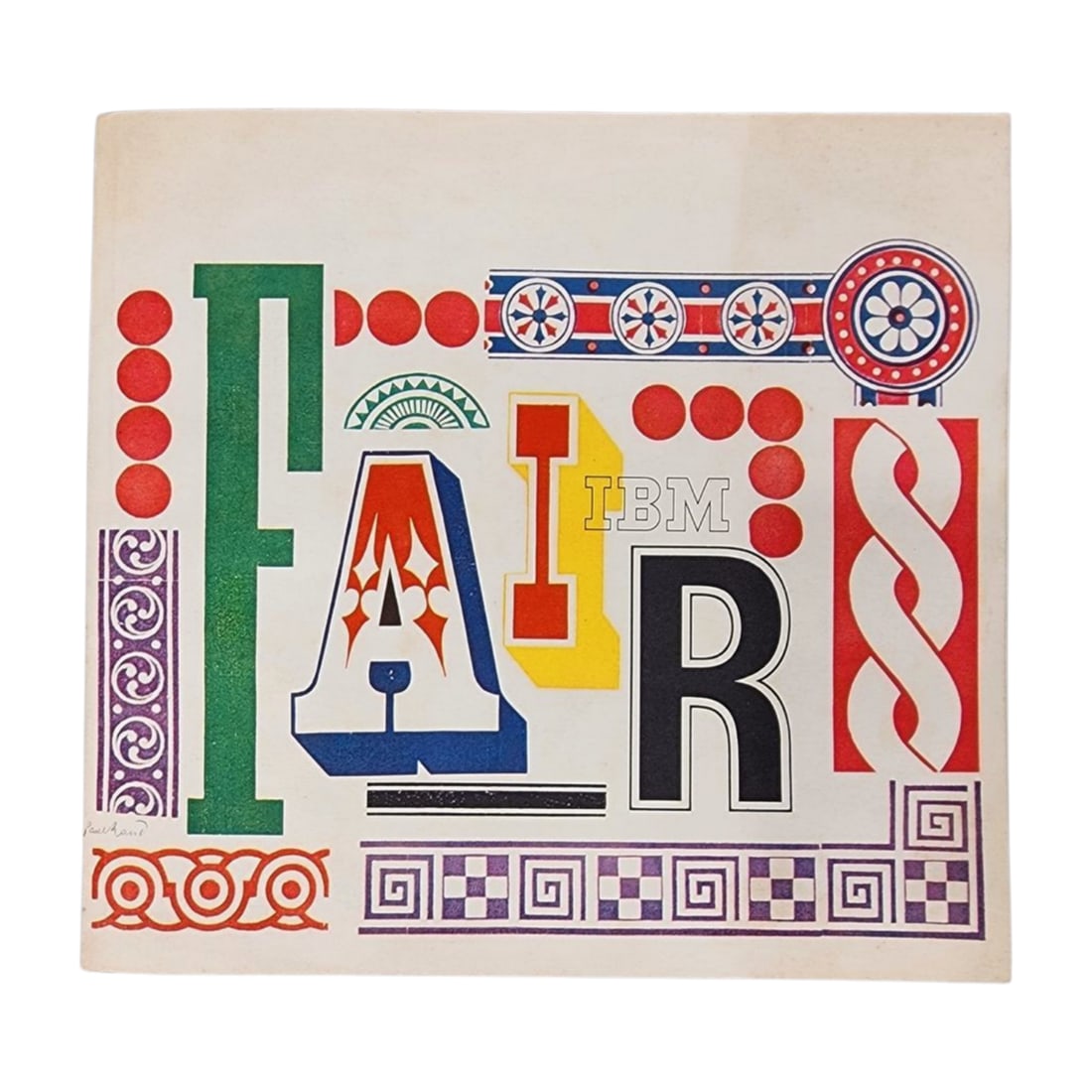 Vintage IBM Fair Brochure Designed by Paul Rand – 1964–65 New York World's Fair (1 of 5)