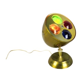 Vintage Christmas Color Wheel Spotlight Lamp